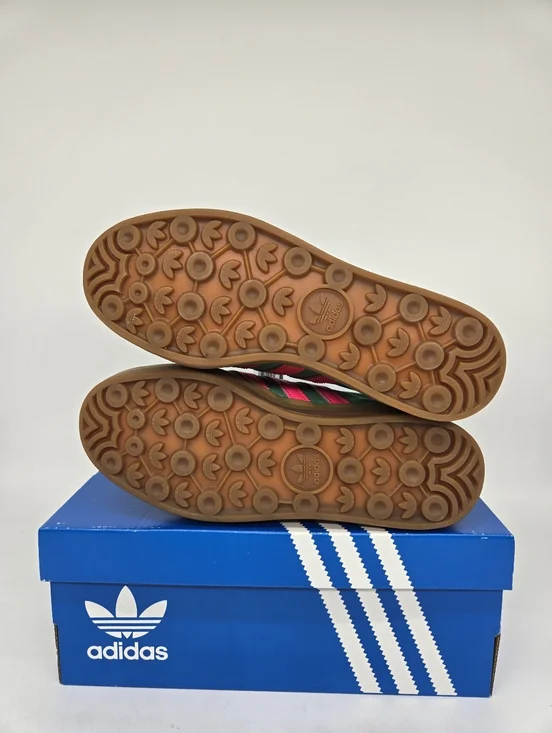 adidas Women's Gazelle Bold Court Green Lucid Pink Shoes Size 8.5 New - Picture 7 of 8